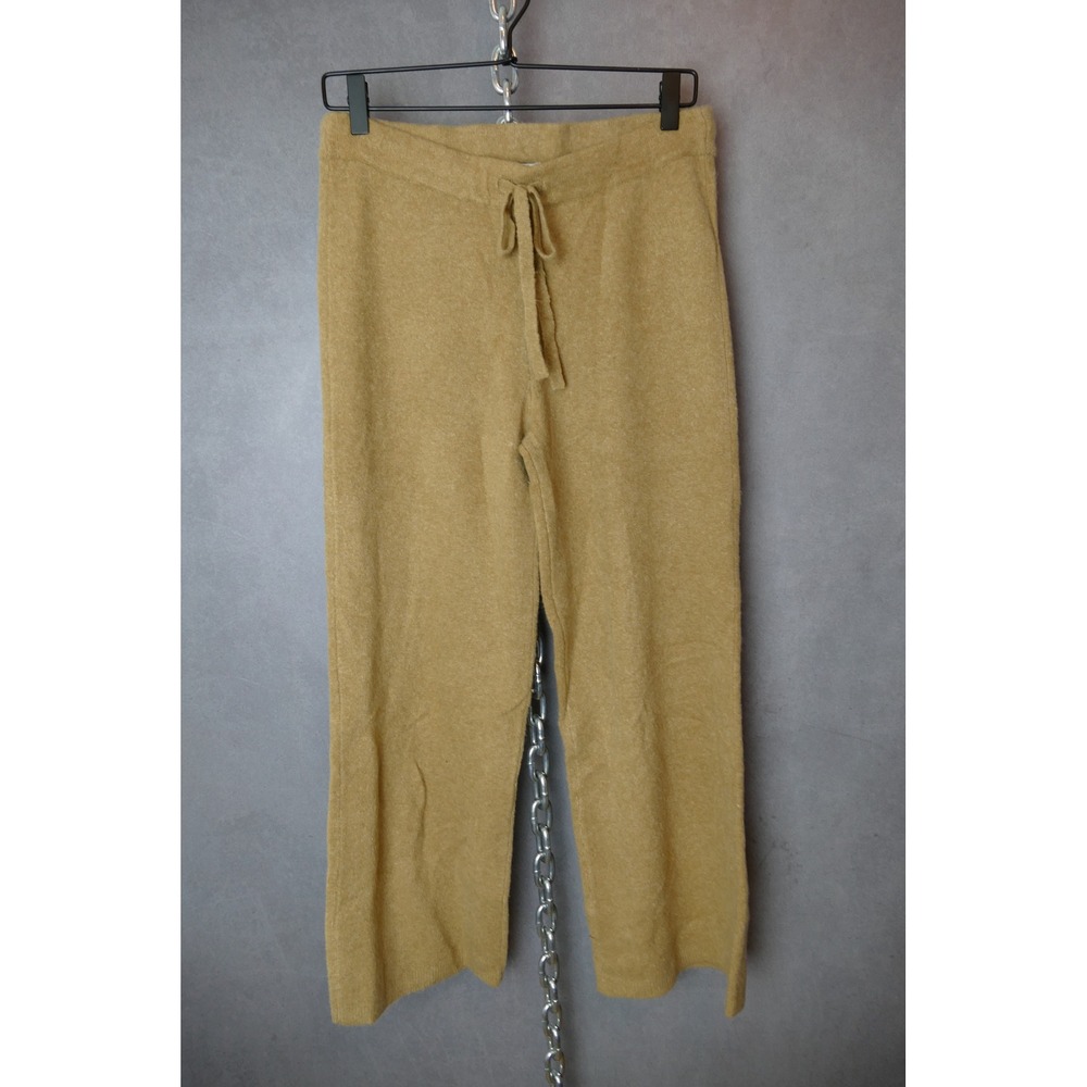 J.‎ Crew Womens BC542 Tan Knit Lounge Pants Drawstring Waist Small